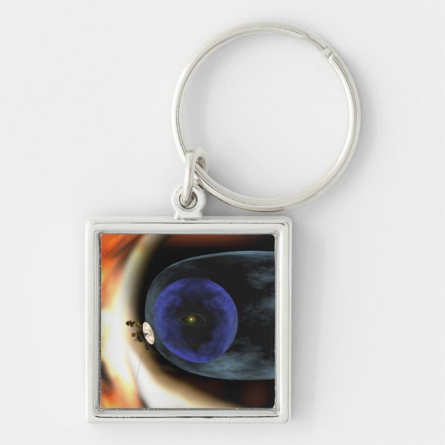 Voyager 2 spacecraft keychain (Front)