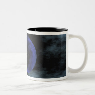 Voyager 2 spacecraft Two-Tone coffee mug