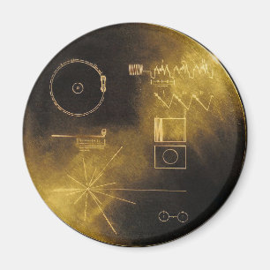 Voyager Golden Record Magnet