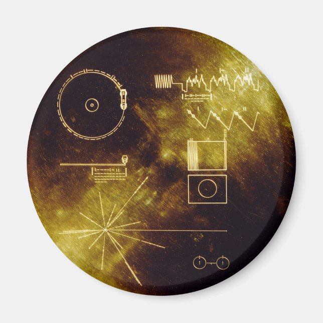 Voyager's Golden Record Magnet (Front)