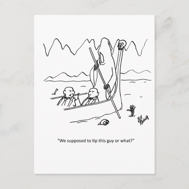 Voyages d'affaires Carte postale Humour "Percentre (Devant)