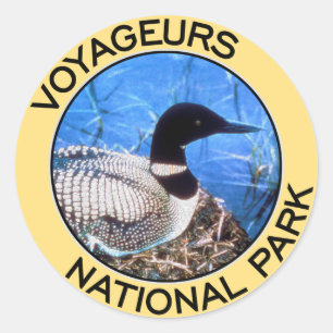 Voyageurs National Park Classic Round Sticker