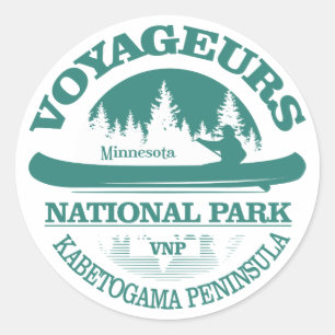 Voyageurs National Park Classic Round Sticker