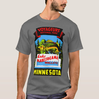 Voyageurs National Park Lake Kabetogama Vintage Tr T-Shirt