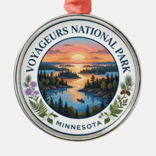 Voyageurs National Park Minnesota Metal Ornament