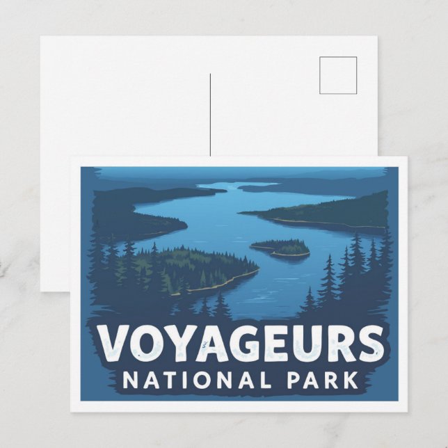 Voyageurs National Park Minnesota USA Travel Postcard (Front/Back)