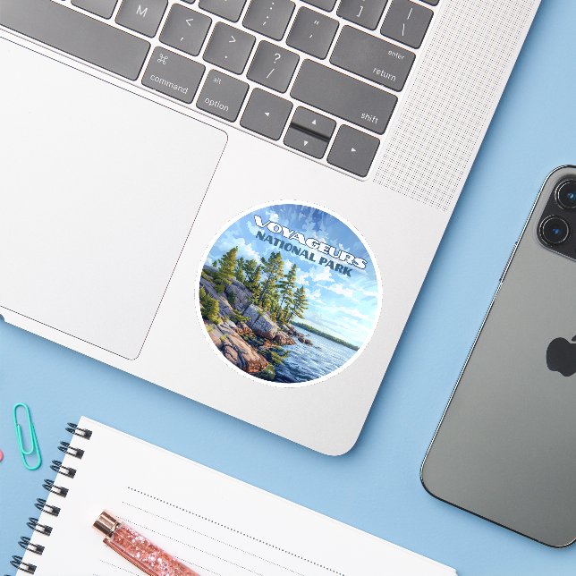 Voyageurs National Park Rainy Lake Minnesota (Laptop w/ iPhone)