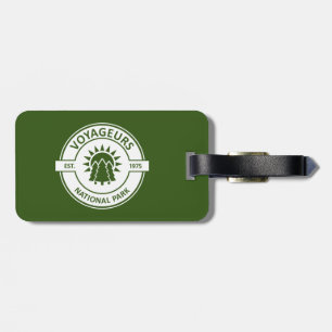 Voyageurs National Park Sun Trees Luggage Tag