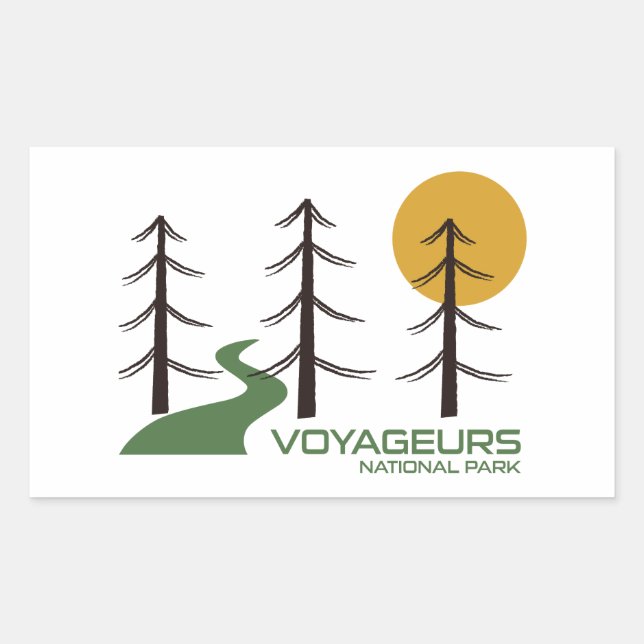 Voyageurs National Park Trail Sticker (Front)