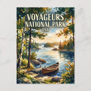 Voyageurs National Park USA Postcard