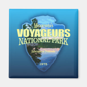 Voyageurs NP (arrowhead) Magnet