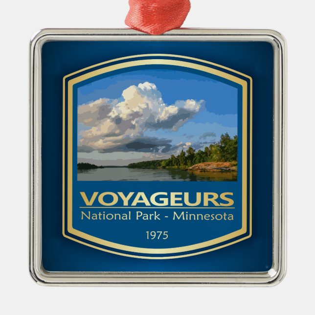 Voyageurs NP (PF1) Metal Ornament (Front)