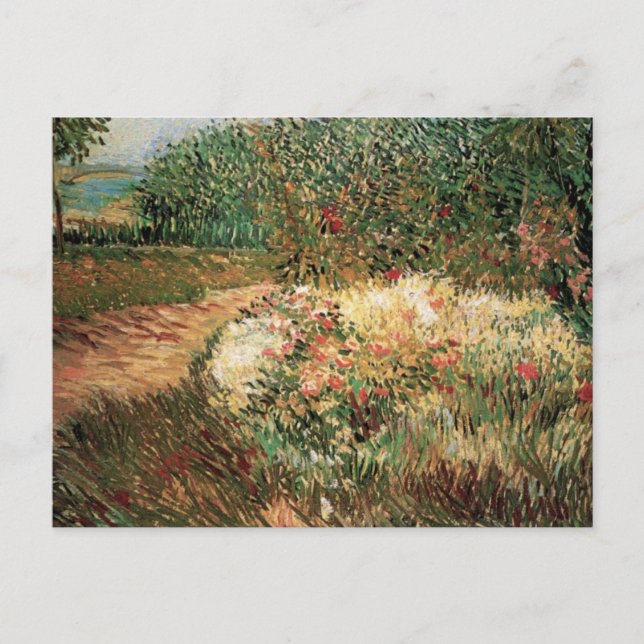 Voyer d'Argenson Park Asnieres by Vincent van Gogh Postcard (Front)