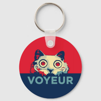 VOYEUR Cat Propaganda Keychain