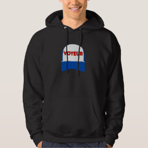 Voyeur - funny trucker hat design for men and wome hoodie