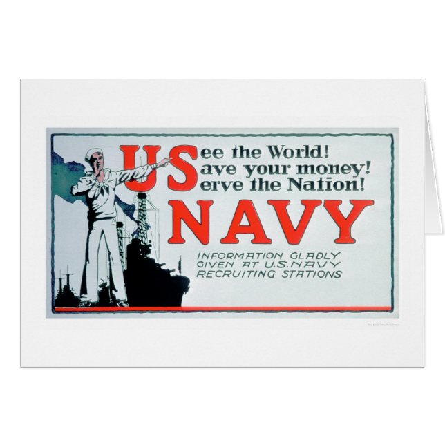 Voyez le monde, la marine des USA (US02162) (Devant horizontal)