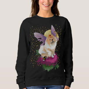 VOYEZ-MOI SUR LA LUNE - Chow Sweatshirt noir ou qu