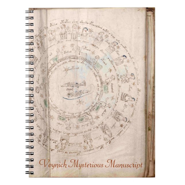 Voynich Mysterious Manuscript Notebook (Front)