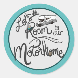 Voyons dans notre autocollant Motorhome