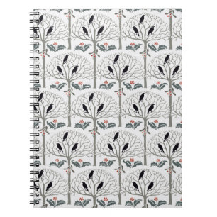 Voysey Rook and Holly Pattern Christmas Journal