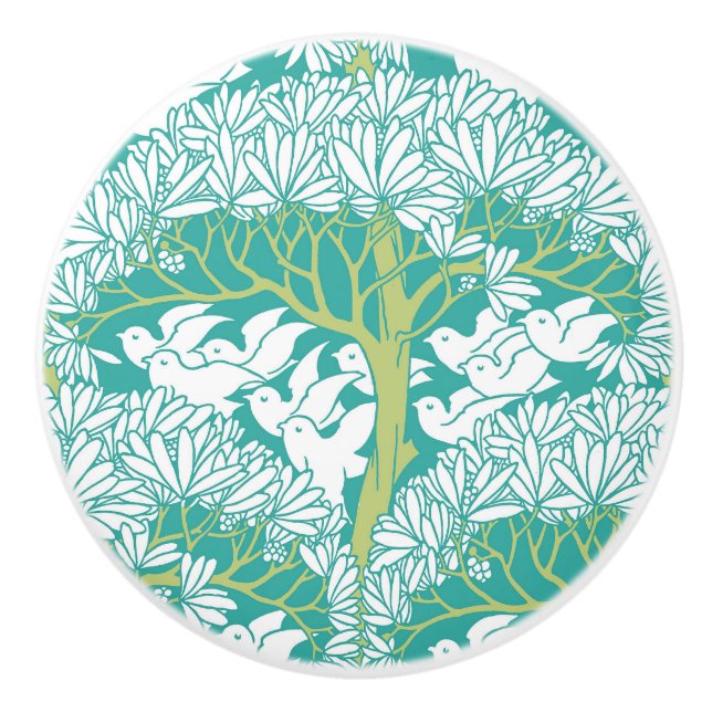 Voysey's "The Savaric" Ceramic Knob (Front)