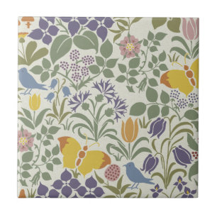 Voysey's Wildflowers Tile