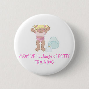 VP of Potty Training 2 Inch Round Button