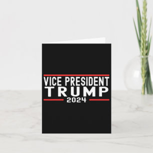 Vp Trump Funny Biden Election Vp Trump 2024 1  Card