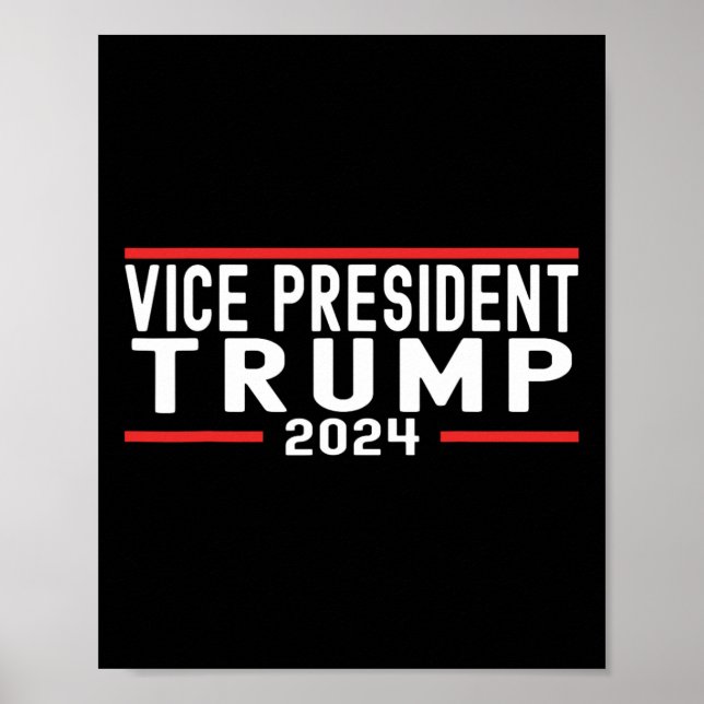 Vp Trump Funny Biden Election Vp Trump 2024 1  Poster (Front)