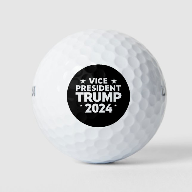 VP Trump Funny Election Joe Biden Funny Quote  Golf Balls (Front)