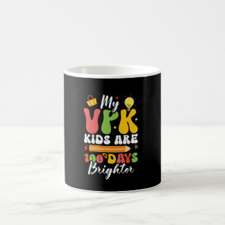 VPK Student Prekindergarten 100 Days Brighter VPK  Coffee Mug