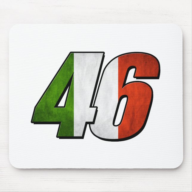 VR46flag Mouse Pad (Front)