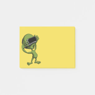 VR Alien Post-it Notes