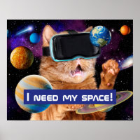VR Cat In Space