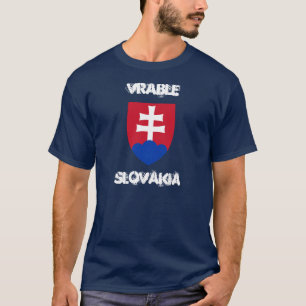 Vrable, Slovakia with coat of arms T-Shirt