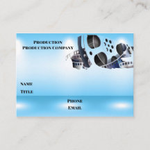 Vrai Carte de visite bleu