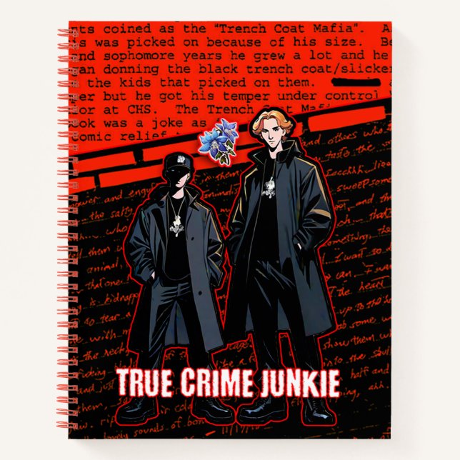 Vrai crime Carnet Junkie (Devant)