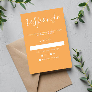 Vrai Simplicité 1 Sorbet Mariage minimaliste RSVP