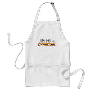 Vrai tablier de BBQ de charbon de bois