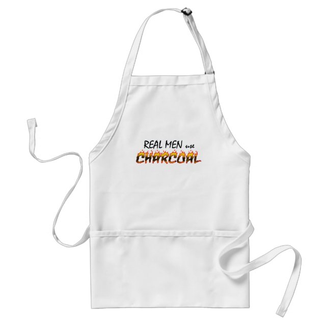 Vrai tablier de BBQ de charbon de bois (Devant)