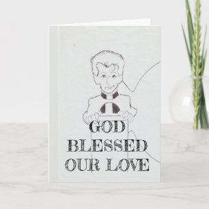 Vraie Foi Designs-Dieu Béni Notre Carte d'Amour