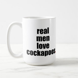 Vraie tasse de Cockapoos d'amour d'hommes