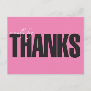 Vraiment Big Merci carte postale