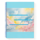 Vraiment Elegant Couleurs apaisantes Carnet spiral