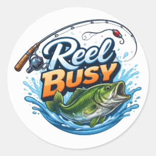 VRAIMENT OCCUPÉ - Autocollant de pêche