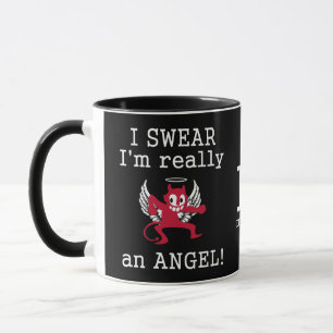 "Vraiment tasses faites sur commande de monogramme