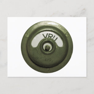 Vrij, vacant postcard