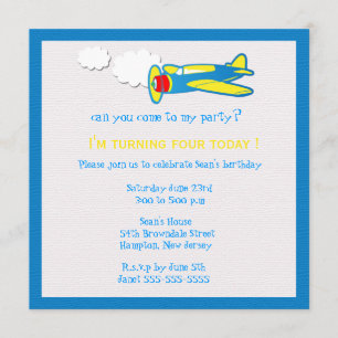 Vroom.... Birthday party invites