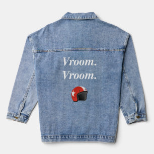 Vroom Vroom motorcycle t-shirt for women Denim Jacket