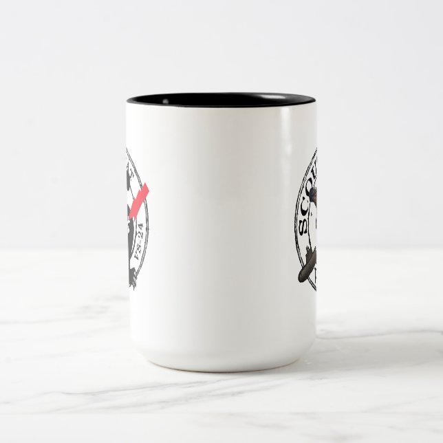 VS-24 SCOUTS / DUTY CAT COMBO Two-Tone COFFEE MUG (Center)